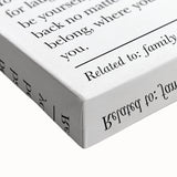 Home Typography Art - "Home" Definition Canvas Print