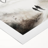 Romantic Typography Art Print - "Together They Loved" Canvas