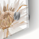 Floral Typography Art Print – Inspirational Quote on Canvas