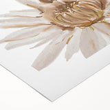 Floral Typography Art Print – Inspirational Quote on Canvas