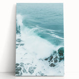 Large black and white abstract canvas art depicting flowing lines and shapes, ideal for kitchen or bedroom decor.