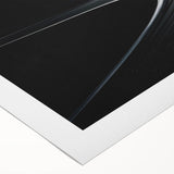 Monochrome Curved Road Wall Art – Minimalist Motion Photography