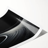 Monochrome Curved Road Wall Art – Minimalist Motion Photography