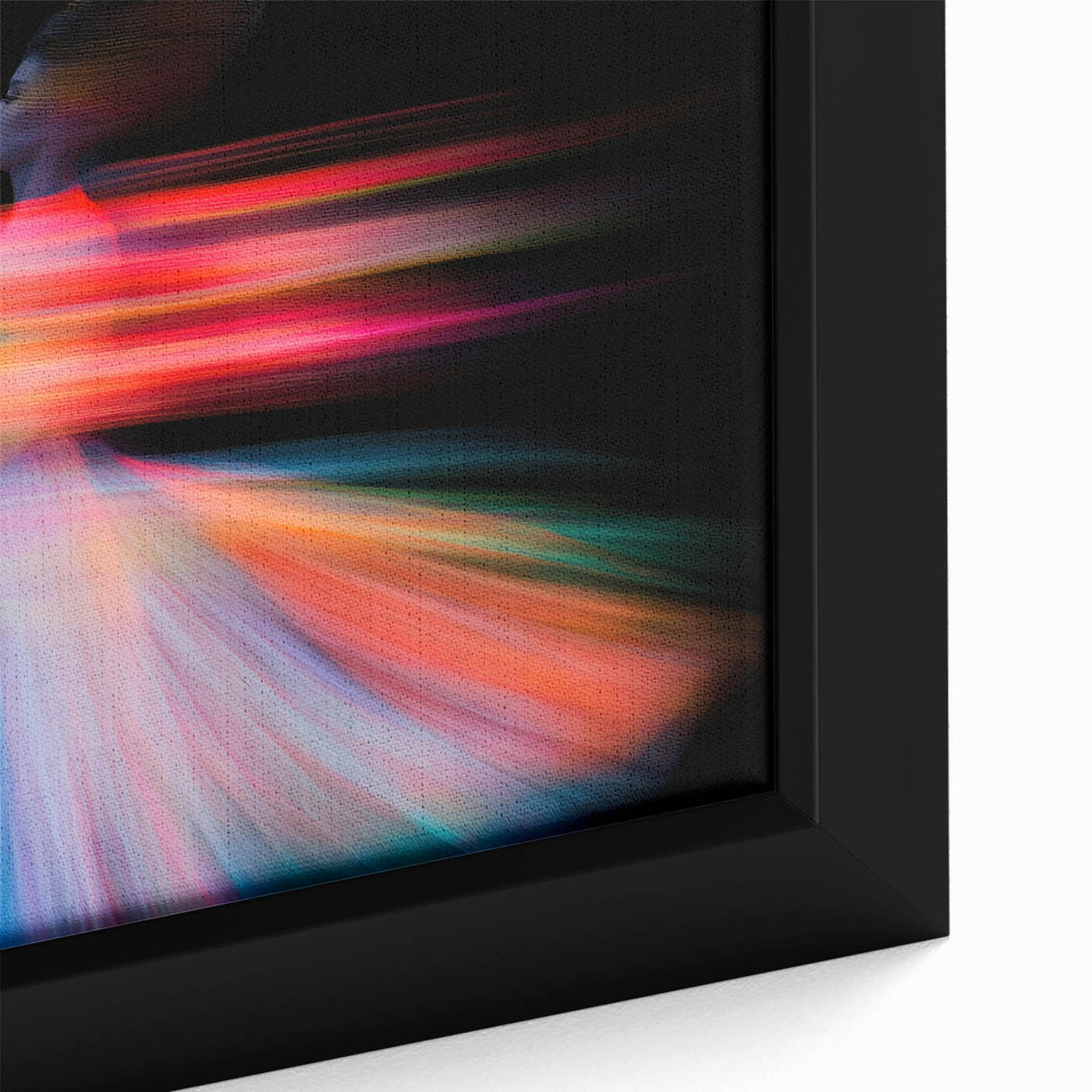 Spinning Spectrum – Colorful Emotive Abstract Figure Wall Art