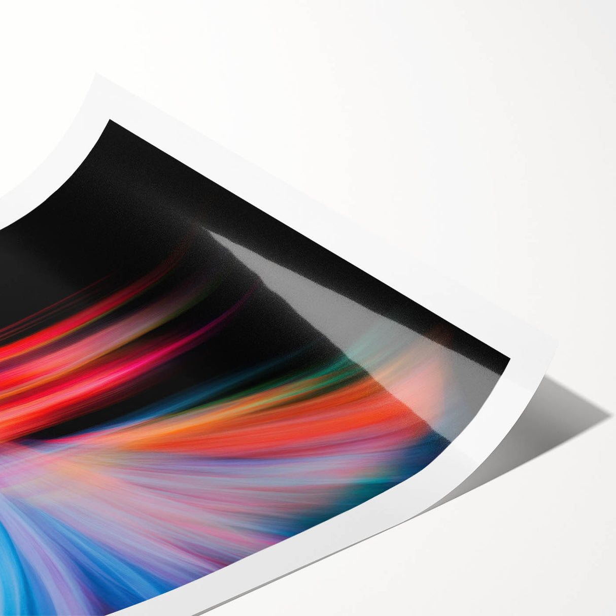Spinning Spectrum – Colorful Emotive Abstract Figure Wall Art