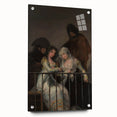 Historical Romanticism Canvas: Majas on a Balcony - Famous Romantic Art