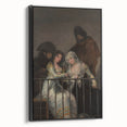 Historical Romanticism Canvas: Majas on a Balcony - Famous Romantic Art