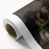 Historical Romanticism Canvas: Majas on a Balcony - Famous Romantic Art