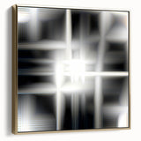 Luminous Abstract Wall Art - Modern Bedroom Canvas & Acrylic