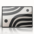 Contemporary Dining Art Pieces – Black & White Abstract Print