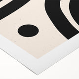 Contemporary Dining Art Pieces – Black & White Abstract Print