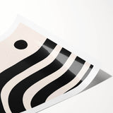 Contemporary Dining Art Pieces – Black & White Abstract Print