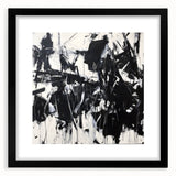 Black & White Office Wall Art - Modern Abstract Corporate Decor
