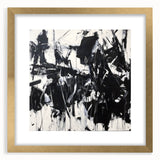 Black & White Office Wall Art - Modern Abstract Corporate Decor
