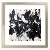 Black & White Office Wall Art - Modern Abstract Corporate Decor