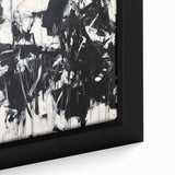 Black & White Office Wall Art - Modern Abstract Corporate Decor