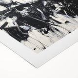 Black & White Office Wall Art - Modern Abstract Corporate Decor