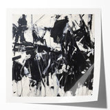Black & White Office Wall Art - Modern Abstract Corporate Decor