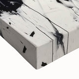 Black & White Office Wall Art - Modern Abstract Corporate Decor