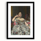 Neoclassical Art Print: Madame Moitessier by Ingres - Classical Portrait Decor