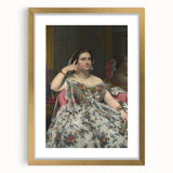 Neoclassical Art Print: Madame Moitessier by Ingres - Classical Portrait Decor
