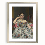Neoclassical Art Print: Madame Moitessier by Ingres - Classical Portrait Decor