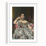 Neoclassical Art Print: Madame Moitessier by Ingres - Classical Portrait Decor