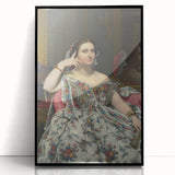 Neoclassical Art Print: Madame Moitessier by Ingres - Classical Portrait Decor
