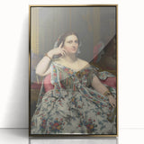 Neoclassical Art Print: Madame Moitessier by Ingres - Classical Portrait Decor