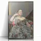 Neoclassical Art Print: Madame Moitessier by Ingres - Classical Portrait Decor