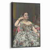Neoclassical Art Print: Madame Moitessier by Ingres - Classical Portrait Decor