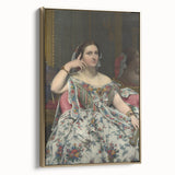 Neoclassical Art Print: Madame Moitessier by Ingres - Classical Portrait Decor
