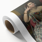 Neoclassical Art Print: Madame Moitessier by Ingres - Classical Portrait Decor