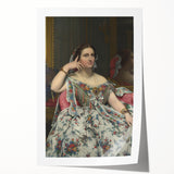 Neoclassical Art Print: Madame Moitessier by Ingres - Classical Portrait Decor
