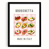 Extra large abstract art print featuring vibrant, colorful textures on a black framed canvas, ideal for living room decor.