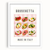 Abstract art print featuring swirls in muted gray and blue tones, framed with a white mat.