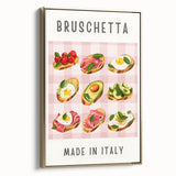 Framed canvas featuring a vintage landscape painting with muted gold and black tones, ideal for bedroom wall art.