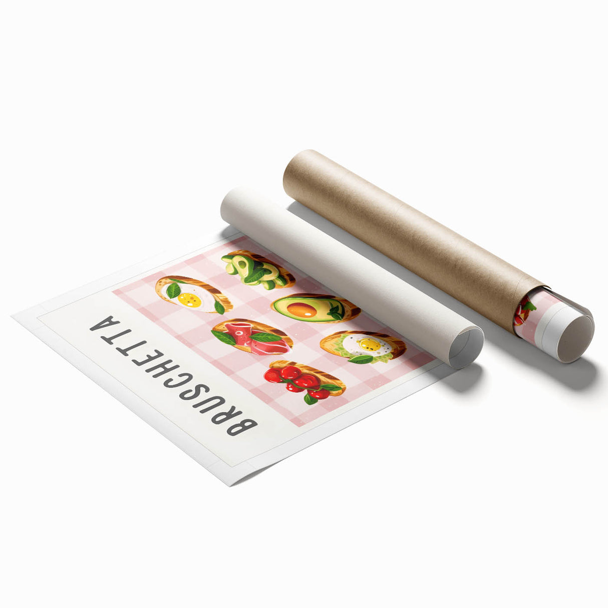 Extra large rolled print featuring muted floral art, ideal for classy bathroom or large living room wall decor.