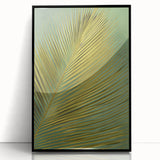 Framed acrylic wall art featuring a vibrant floral and botanical design with black leaves, showcasing a modern aesthetic perfect for home decor.