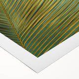 Rolled canvas wall art showcasing a vibrant floral design with colorful flowers and green leaves, presented in a protective cardboard tube for easy display.