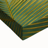 Close-up of vibrant floral and botanical wall art on stretched canvas, showcasing intricate details of colorful flowers and leaves, perfect for home decor.