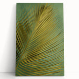 Vibrant stretched canvas wall art showcasing an intricate design of colorful flowers and botanical leaves, perfect for brightening home decor with a nature-inspired aesthetic.