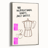 Landscape art painting of a colorful vintage poster on framed canvas, ideal for decorating a dining room.