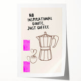 Rolled print of a floral design in muted earth tones, suitable as art wall dining room decor.