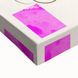 Large art of a black and white landscape painting on stretched canvas, ideal for bedroom wall decor.