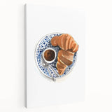 Large canvas featuring an array of colorful pastries, ideal for kitchen wall art.