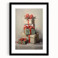 Festive Gift Stack – Cheerful Christmas Wall Decorations