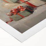 Festive Gift Stack – Cheerful Christmas Wall Decorations