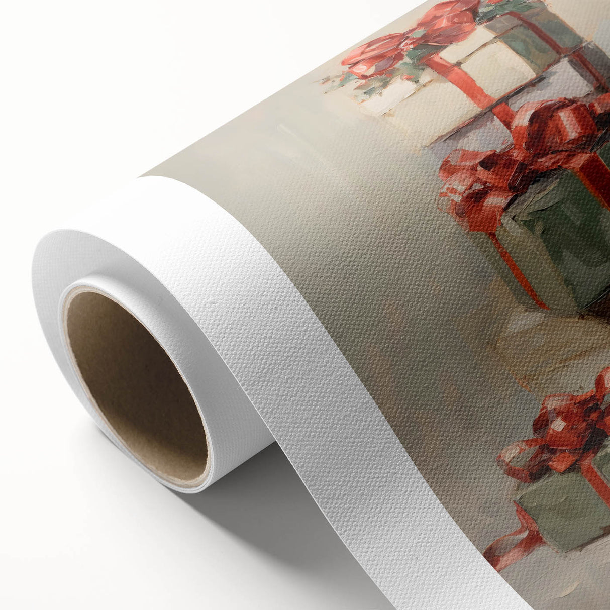 Festive Gift Stack – Cheerful Christmas Wall Decorations