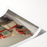 Festive Gift Stack – Cheerful Christmas Wall Decorations